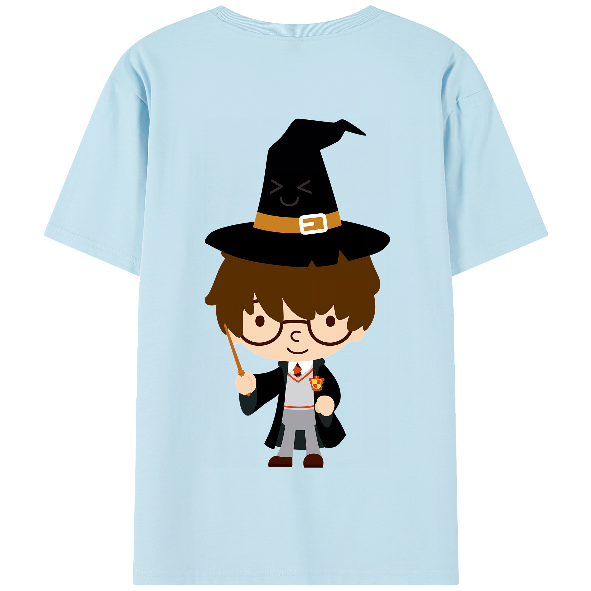 （画像用） Harry Potter ハリー・ポッターシリーズ 綿100％半袖Tシャツ（背面プリント）